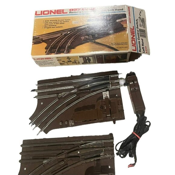 3 LIONEL Train Left Hand Remote Control Switch 6-5121 Gauge 027 W/Boxes -Nice! - Picture 2 of 6